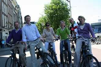 Fietstocht in Amsterdam Noord