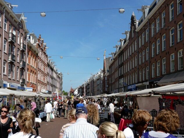 Fietstocht langs Amsterdamse markten