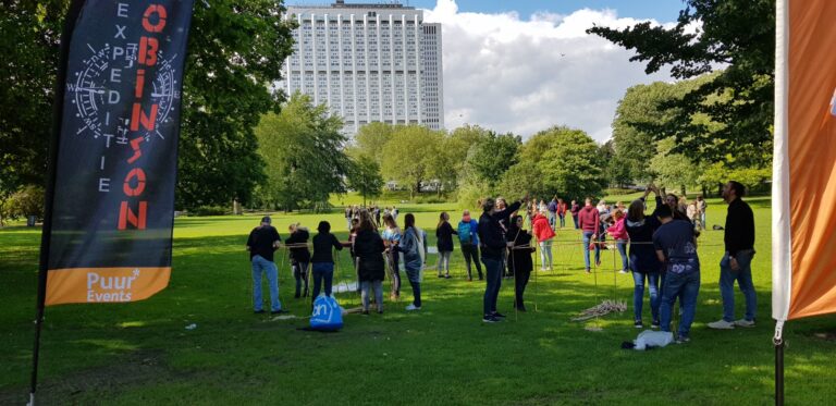 Expeditie Robinson in het park