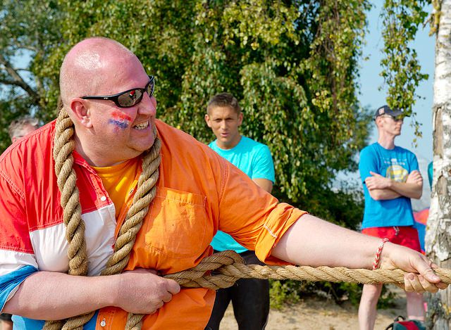 Expeditie Robinson in het park