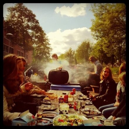 Varend Terras met BBQ